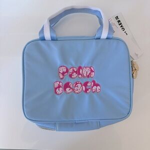 Stoney Clover Lane Periwinkle Lunch Tote with “Palm Beach” patches